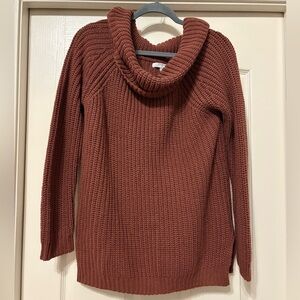 FAVLUX Rust Cowl Neck Sweater